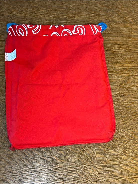  Red White Blue Baby Shoe Dust Bag Drawstring Backpack Bag main image 4